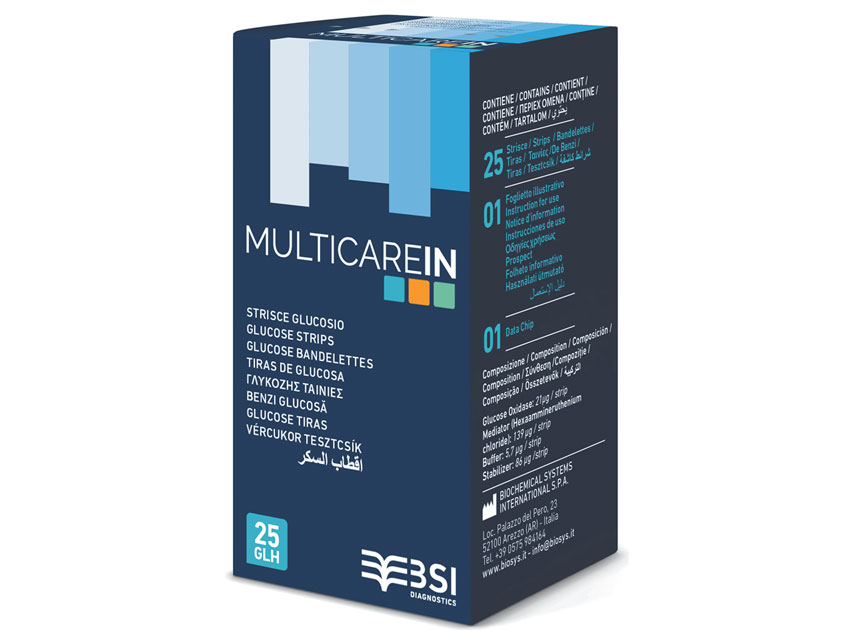 Multicare In Ταινίες Σακχάρου συσκευής MULTICARE-IN 25 τεμάχια