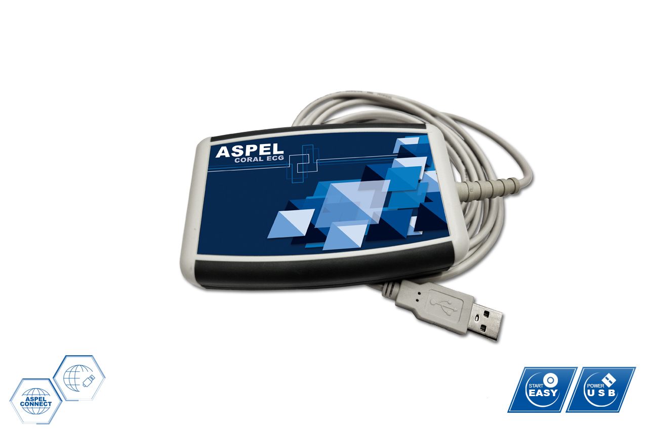 Aspel Καρδιογράφος USB Φορητός Aspel Coral