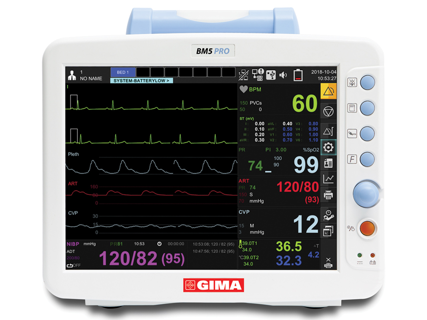 GIMA Μόνιτορ Ζωτικών Λειτουργιών BM-5 με οθόνη αφής