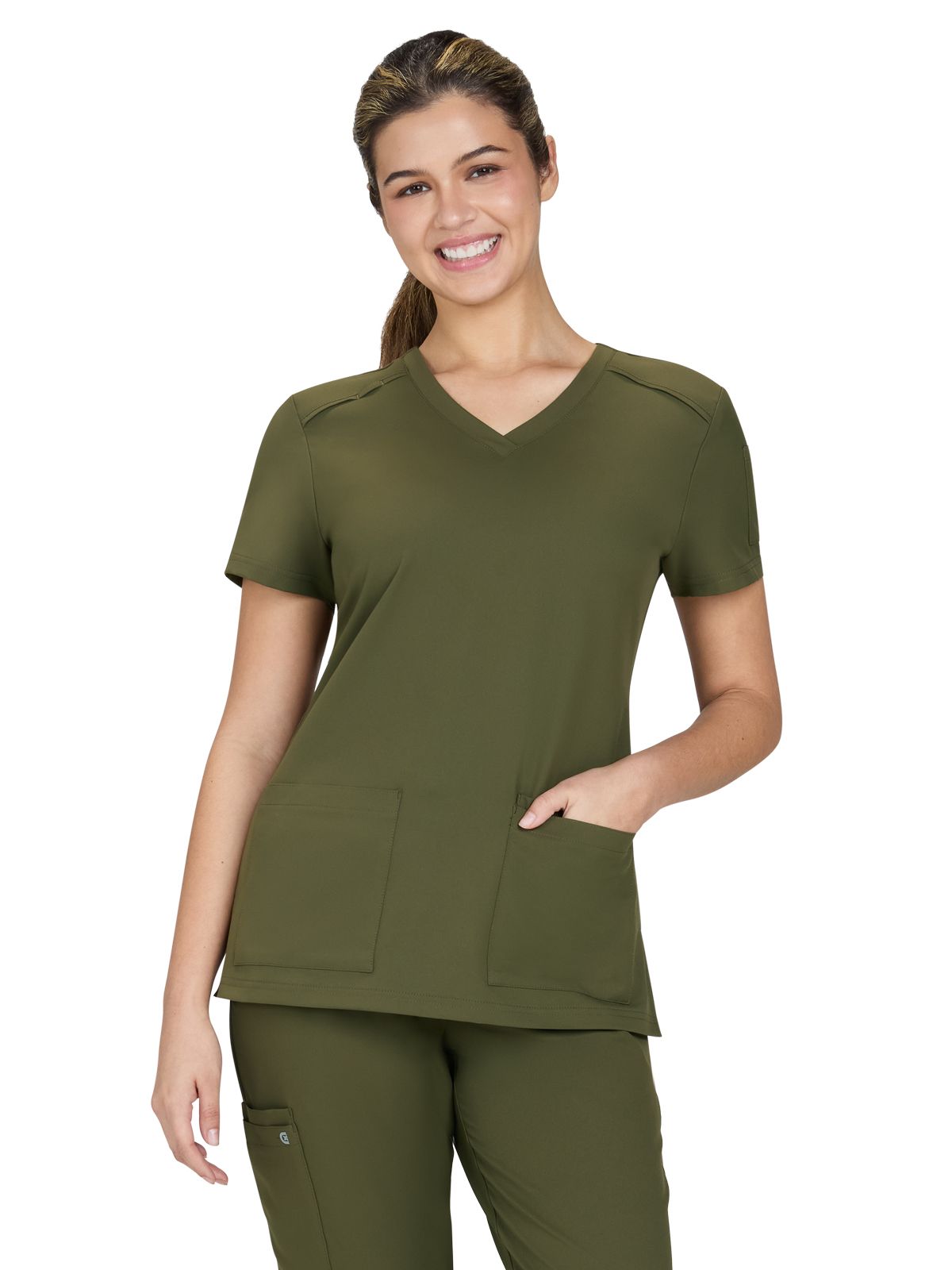 Μπλούζα Γυναικεία Υγειονομικών KOI™ USA Cardi Olive