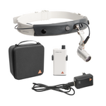 Σετ Μετωπιαίου Φωτισμού Υψηλής Απόδοσης Heine LED MicroLight2 σε Κεφαλοδέτη Heine Lightweight