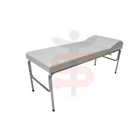 Εξεταστικό Κρεβάτι Ιατρείου με Ανακλινόμενο Προσκέφαλο Πομπέ | Λευκό