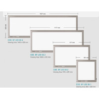 Διαφανοσκόπιο Επιτοίχιο Weiko ULTRA SLIM LED | 1 Panel