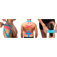 Tape Κινησιοθεραπείας / Επίδεσμος Nasara Plus 5mx5cm Μπλε