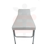 Εξεταστικό Κρεβάτι Ιατρείου με Ανακλινόμενο Προσκέφαλο Πομπέ | Μαύρο