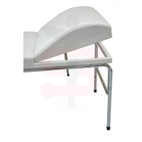 Εξεταστικό Κρεβάτι Ιατρείου με Ανακλινόμενο Προσκέφαλο Πομπέ | Καφέ