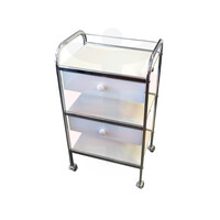 Τραπεζάκι Ιατρείου - 3 Ράφια & 2 Συρτάρια