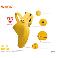 Σαμπό Επαγγελματικά WOCK® Bloc Κλειστά Μπλε