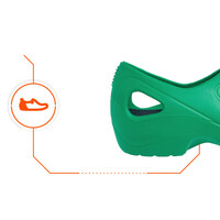 Σαμπό Επαγγελματικά WOCK® Everlite Κλειστά Άσπρα χωρίς οπές