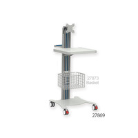 Τροχήλατο Ιατρικών Συσκευών SUPER EASY | ένα ράφι & Βάση για Monitor