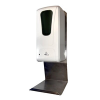 Επιδάπεδο Ανοξείδωτο Σταντ με Αυτόματη Συσκευή Αντισηψίας Χεριών (Δώρο 1 Λίτρο Απολυμαντικό)