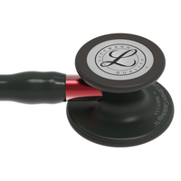 Στηθοσκόπιο 3M Littmann® Cardiology IV™ 6200 Black, Black Finish, Red Stem