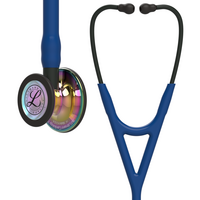 Στηθοσκόπιο 3M Littmann® Cardiology IV™ 6242 Navy, Rainbow Finish, Black Stem