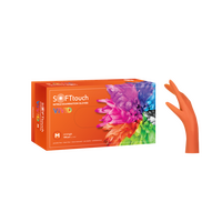 Γάντια Εξεταστικά Νιτριλίου Vivid Πορτοκαλί (Κουτί 100τμχ)