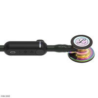 Ηλεκτρονικό Στηθοσκόπιο 3M Littmann CORE Digital 8572 High Polish Rainbow Edition, Black Stem