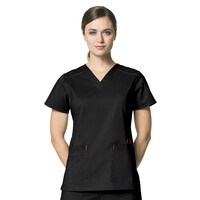 Μπλούζα Γυναικεία Yγειονομικών WonderFlex V-Neck Verity Wonderwink Black