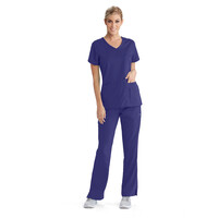 Μπλούζα Γυναικεία Yγειονομικών Cora V-Neck Grey's Anatomy Purple Rain