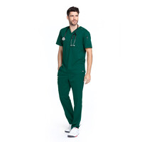Μπλούζα Ανδρική Υγειονομικών Evan V-Neck Grey's Anatomy Hunter Green
