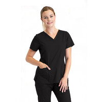 Μπλούζα Γυναικεία Yγειονομικών Essentials V-Neck Barco Black