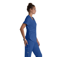 Μπλούζα Γυναικεία Yγειονομικών Impact Moto V-Neck Grey's Anatomy New Royal