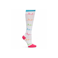 Κάλτσες Διαβαθμισμένης Συμπίεσης 12-14 mmHg White EKG Nursemates