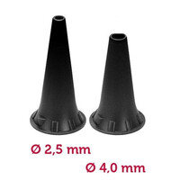 Χωνάκια Ωτοσκοπίων Heine UniSpec 2.5mm για BETA 100/K100 και Επεμβατικό (Operating) Ωτοσκόπιο