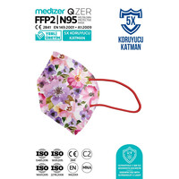 Μάσκα Υψηλής Προστασίας FFP2/N95 QZER April | 10τμχ