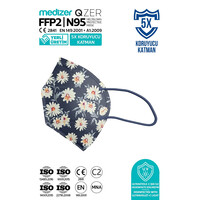 Μάσκα Υψηλής Προστασίας FFP2/N95 QZER Mountain Daisy | 10τμχ