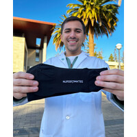 Κάλτσες Διαβαθμισμένης Συμπίεσης Αντρικές 12-14mmHg Solid Black Nursemates