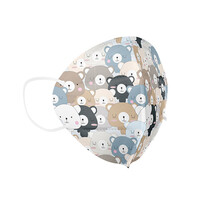 Παιδική Μάσκα Υψηλής Προστασίας FFP2/N95 QZER Bears | 10τμχ