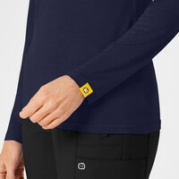 Μπλούζα Γυναικεία Yγειονομικών Wonderwink Silky Tee Navy Blue - 1+1 ΔΩΡΟ