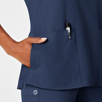Μπλούζα Γυναικεία Yγειονομικών Wonderwink Notch Navy Blue