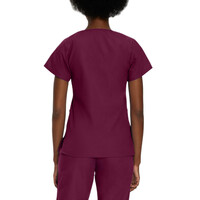 Μπλούζα Γυναικεία Yγειονομικών LANDAU Essentials 4-Pocket V-Neck Wine