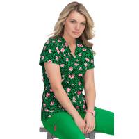 Μπλούζα Γυναικεία Υγειονομικών KOI™ USA Leopard Flora