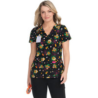 Μπλούζα Γυναικεία Υγειονομικών KOI™ USA Pow Paw Pumpkins