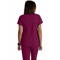 Μπλούζα Γυναικεία Yγειονομικών Spandex Stretch Surplice Grey's Anatomy Wine