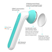 Συσκευή Μασάζ Παγοθεραπείας Ice Roller Soicy S40 | Πορτοκαλί