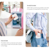 Συσκευή Μασάζ Παγοθεραπείας Ice Roller Soicy S30 | Ροζ