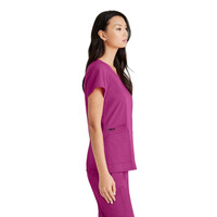 Μπλούζα Γυναικεία Yγειονομικών Unify Purpose V-Neck Barco Magenta Rush