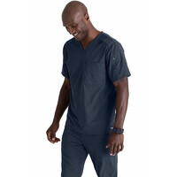 Μπλούζα Ανδρική Υγειονομικών Spandex Stretch Murphy V-Neck Grey's Anatomy Steel