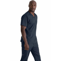 Μπλούζα Ανδρική Υγειονομικών Spandex Stretch Murphy V-Neck Grey's Anatomy Steel