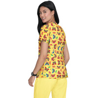 Μπλούζα Γυναικεία Υγειονομικών KOI™ USA Leslie Butterfly Fiesta