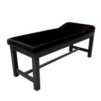 Εξεταστικό Κρεβάτι Ιατρείου Ξύλινου Σκελετού | Πομπέ Προσκέφαλο | Καφέ