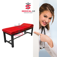 Εξεταστικό Κρεβάτι Ιατρείου Ξύλινου Σκελετού | Πομπέ Προσκέφαλο | Ειδικά Χρώματα