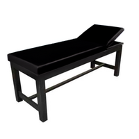 Εξεταστικό Κρεβάτι Ιατρείου Ξύλινου Σκελετού | Ίσιο Προσκέφαλο | Καφέ