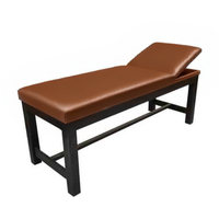 Εξεταστικό Κρεβάτι Ιατρείου Ξύλινου Σκελετού | Ίσιο Προσκέφαλο | Ειδικά Χρώματα