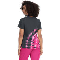 Μπλούζα Γυναικεία Υγειονομικών KOI™ USA Cali Tie Dye Burst Flamingo