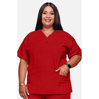 Γυναικεία Μπλούζα Cherokee Workwear Originals | V-Neck | 2 Τσέπες | Red