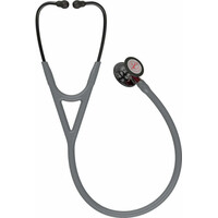 Στηθοσκόπιο 3M Littmann® Cardiology IV™ 6183 Grey, Smoke Finish, High Polish, Red Stem