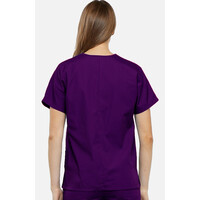 Γυναικεία Μπλούζα Cherokee Workwear Originals | V-Neck | 2 Τσέπες | Eggplant